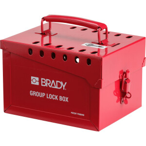 Brady Portable Metal Lock Box Large