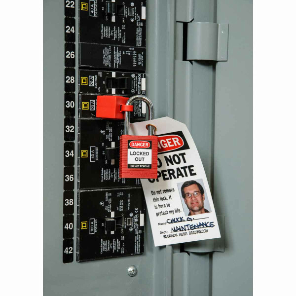 Brady Photo Tags: DANGER Do Not Operate Do Not Remove This Lock - Image 2