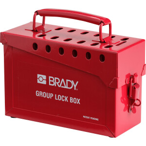 Brady Portable Metal Lock Box Small