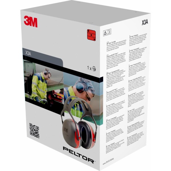 3M™ PELTOR™ Ωτοασπίδες X3A Με Στήριγμα Κεφαλής - Image 3