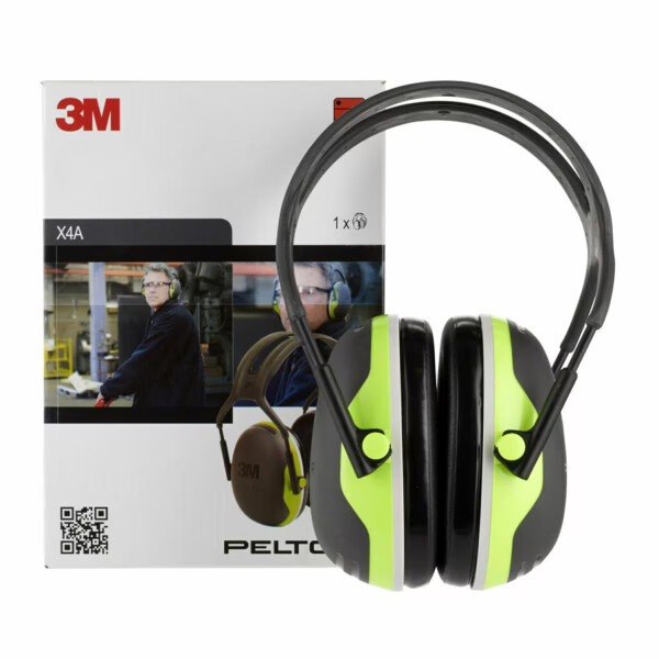3M™ PELTOR™ X4A Ωτοασπίδες Με Στήριγμα Κεφαλής Hi-Viz - Image 3