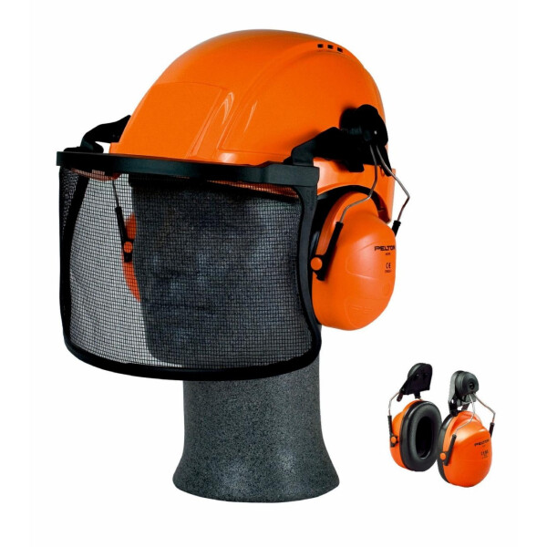 3M™ PELTOR™ H31P3E 300 Ωτοασπίδες Με Στήριγμα Κράνους Πορτοκαλί - Image 2