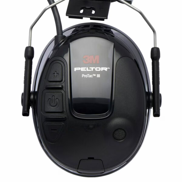 3M™ PELTOR™ ProTac™ III MT13H220P3 Λεπτές Ωτοασπίδες Με Στήριγμα Κεφαλής 26 dB Μαύρο - Image 2