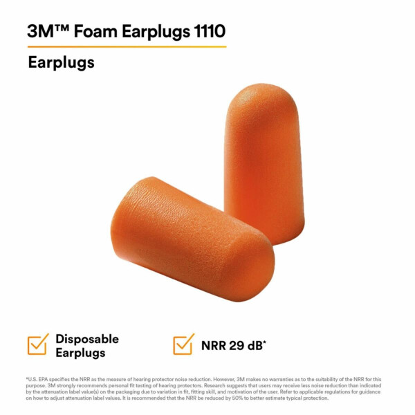3M™ Αφρώδεις Ωτοασπίδες 1100 - Image 2
