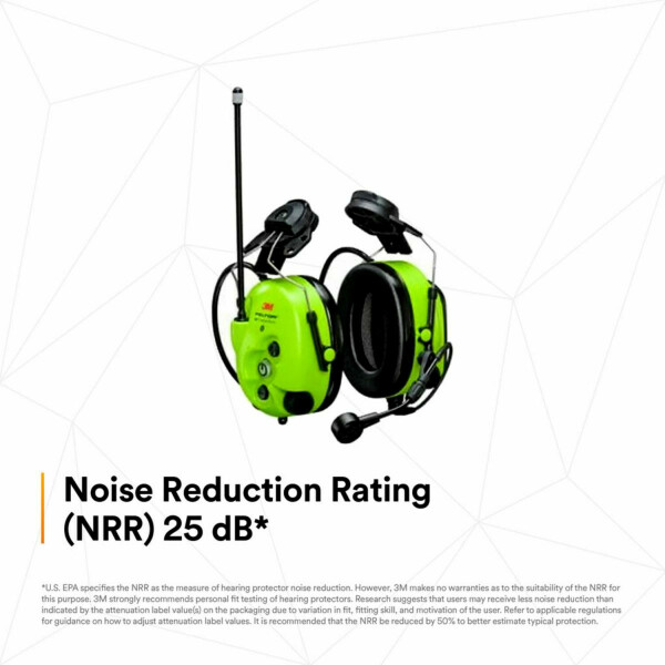3M™ PELTOR™ WS™ LiteCom PRO III GB Ωτοασπίδες 32 dB PMR446 MHz Analogue/Digital Με Στήριγμα Λαιμού - Image 2