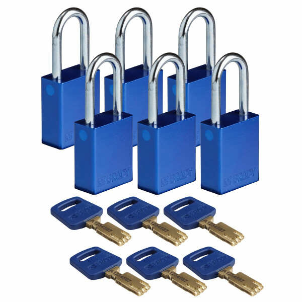 Brady SafeKey Aluminum Lockout Padlocks 38.10mm - Image 6