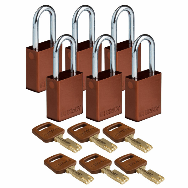 Brady SafeKey Aluminum Lockout Padlocks 38.10mm - Image 7