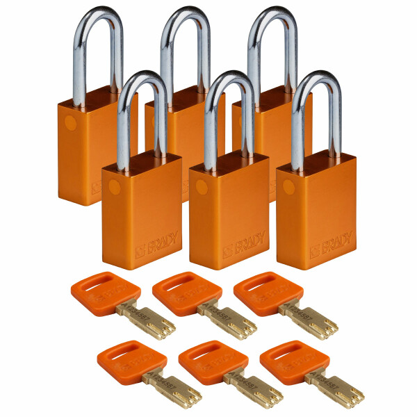 Brady SafeKey Aluminum Lockout Padlocks 38.10mm - Image 9