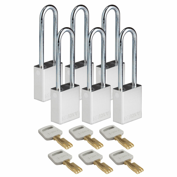 Brady SafeKey Aluminum Lockout Padlocks 76.20mm - Image 10