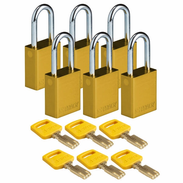 Brady SafeKey Aluminum Lockout Padlocks 38.10mm - Image 13