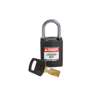Brady SafeKey Compact Nylon Lockout Padlocks with Alumium Shackle