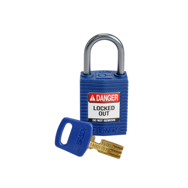 Brady SafeKey Compact Nylon Lockout Padlocks with Alumium Shackle - Image 5