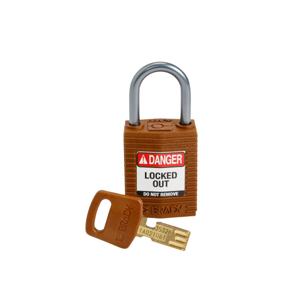 Brady SafeKey Compact Nylon Lockout Padlocks with Alumium Shackle - Image 6