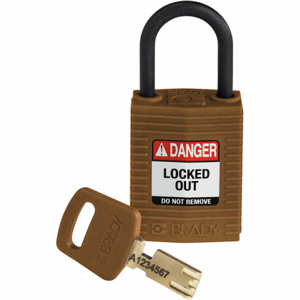 Brady SafeKey Compact Nylon Lockout Padlock - Image 7