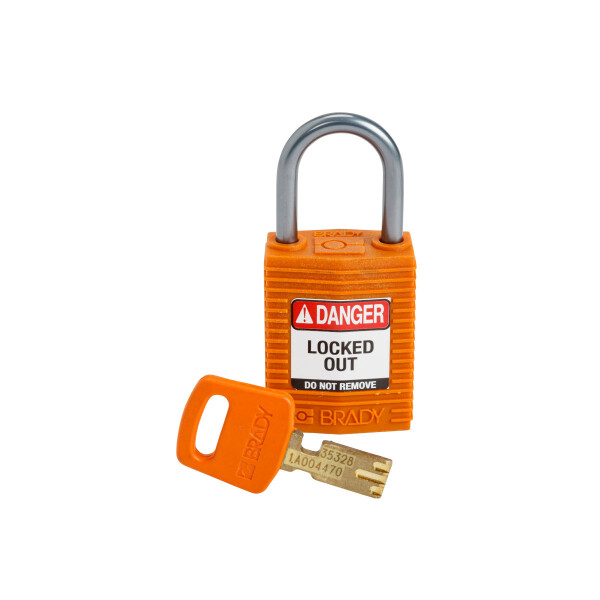 Brady SafeKey Compact Nylon Lockout Padlocks with Alumium Shackle - Image 8