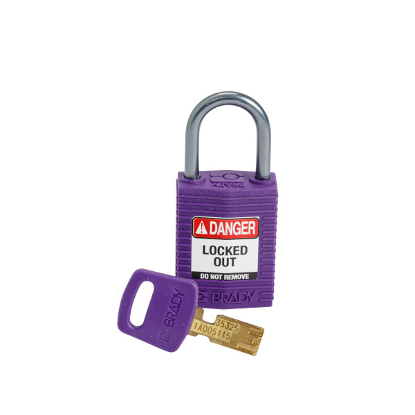 Brady SafeKey Compact Nylon Lockout Padlocks with Alumium Shackle - Image 9