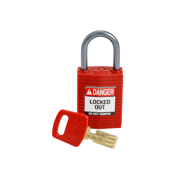 Brady SafeKey Compact Nylon Lockout Padlocks with Alumium Shackle - Image 10