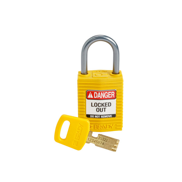 Brady SafeKey Compact Nylon Lockout Padlocks with Alumium Shackle - Image 12
