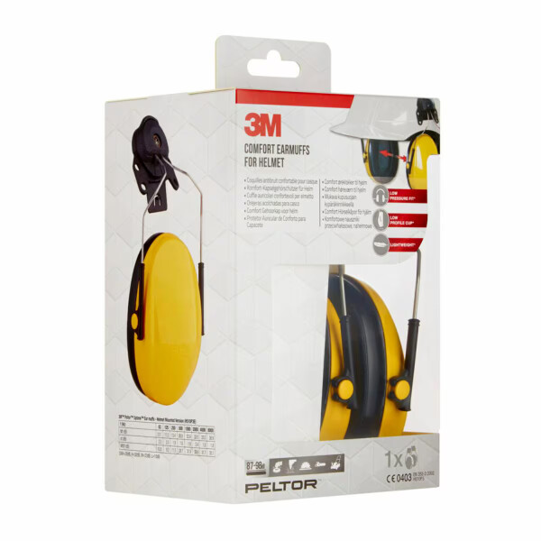 3M™ PELTOR™ Optime™ Comfort Ωτοασπίδες Με Στήριγμα Κράνους H510P3 (87-98 dB) - Image 12