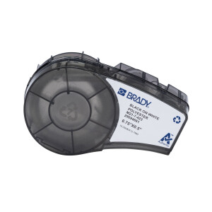 Brady M210 and M211 Glossy White Polyester Component and General Identification Labels
