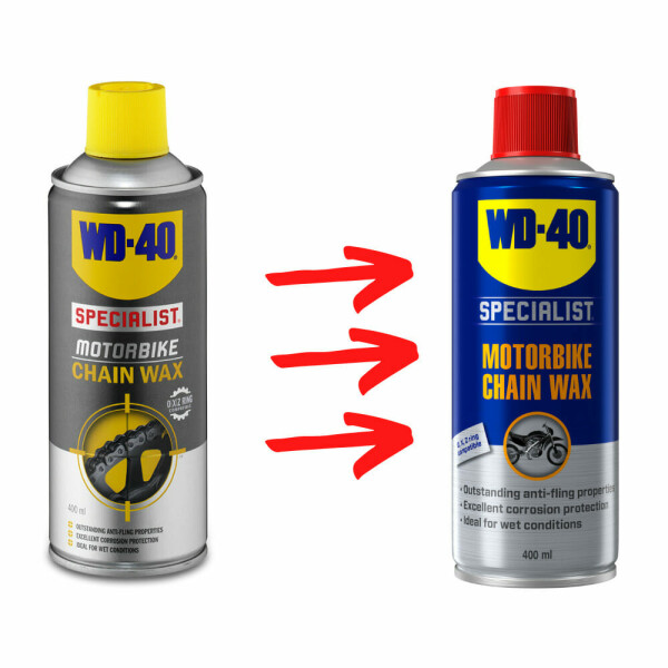 WD-40 Motorbike Chain Wax 400ml Κερί Αλυσίδας - Image 2