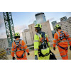 3 people wearing dbi-sala exofit-harness