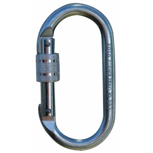 3M™ Protecta® Screw Gate Carabiner Zinc Plated Steel AJ501