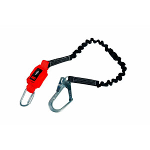 3M™ Protecta® Shock Absorbing Lanyard -Elastic Webbing - Single Leg - 2.00m