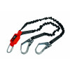 3M™ Protecta® Shock Absorbing Lanyard - Elastic Webbing - Twin Leg - 1.50m