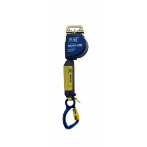 3M™ DBI-SALA® Nano-Lok™ Self-Retracting Lifeline - XL Extended Length - Single leg - Quick Connector - Web - 3.4m