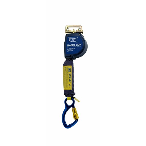 3M™ DBI-SALA® Nano-Lok™ Self-Retracting Lifeline - XL Extended Length - Single leg - Quick Connector - Web - 3.4m
