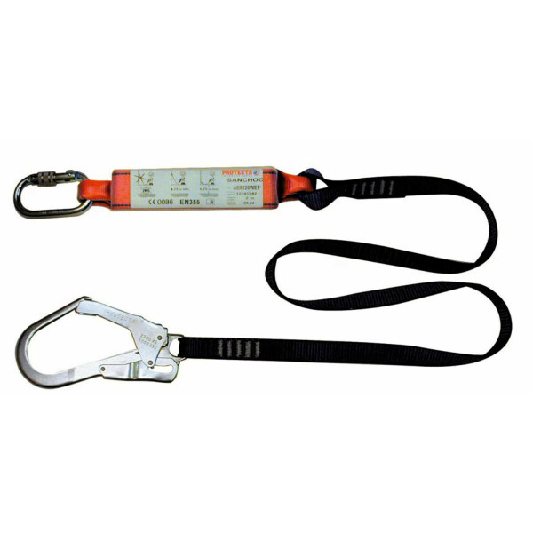 3M™ Protecta® Sanchoc™ Shock-Absorbing Lanyard - Web - Μονός Ιμάντας