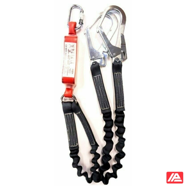 3M™ Protecta® Sanchoc™ Shock-Absorbing Lanyard - Elasticated Web - Διπλός Ιμάντας