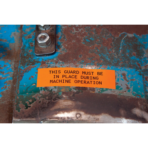 Brady All Weather Permanent Adhesive Vinyl Label Tape for BMP71 Orange - Image 3