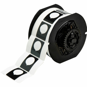 Brady B30 Series Raised Profile Push Button Labels Black