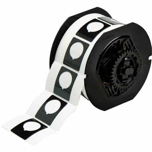 Brady B30 Series Raised Profile Push Button Labels Black