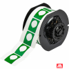 Brady B30 Series Raised Profile Push Button Labels Green