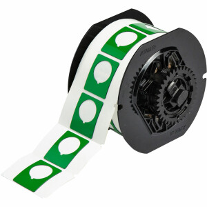 Brady B30 Series Raised Profile Push Button Labels Green