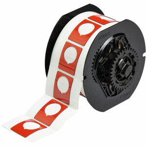 Brady B30 Series Raised Profile Push Button Labels Red