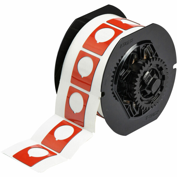 Brady B30 Series Raised Profile Push Button Labels Red