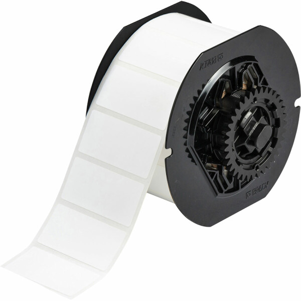 Brady B33 Series White Polyester with Permanent Rubber-based Adhesive Labels