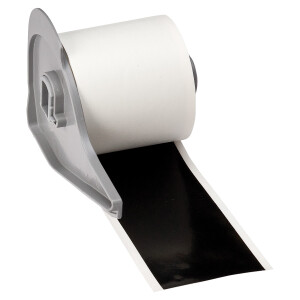 Brady All Weather Permanent Adhesive Vinyl Label Tape for BMP71 Black