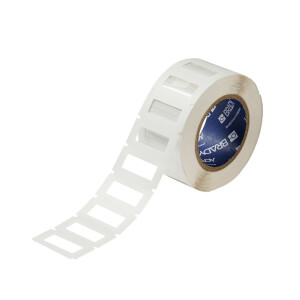 Brady One Step Protect Backside Printed Clear Polyester Labels with White Adhesive Border for 76 mm Core Printers