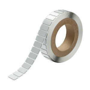 Brady Raised Profile Labels for Thermal Transfer Printers Silver