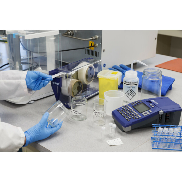 Brady Continuous Material Dispenser with Liner Remover and Water Dissolvable Labels Kit - Image 2