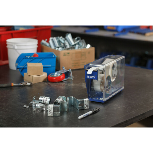 Brady Continuous Material Dispenser with Liner Remover and Water Dissolvable Labels Kit - Image 4