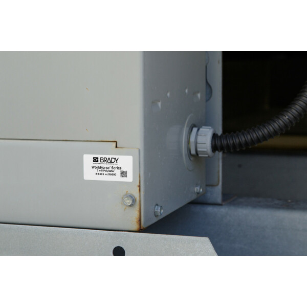Brady B33 Series Eco-Friendly Matte White Polyester Labels - Image 2