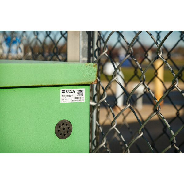 Brady B33 Series Eco-Friendly Matte White Polyester Labels - Image 3