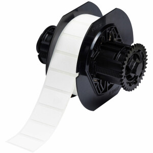 Brady B33 Series Flexible White Polyester with Permanent Rubber-based Adhesive Labels