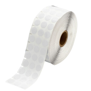 Brady 25 mm Small Core White Polyester Cryogenic Laboratory Labels
